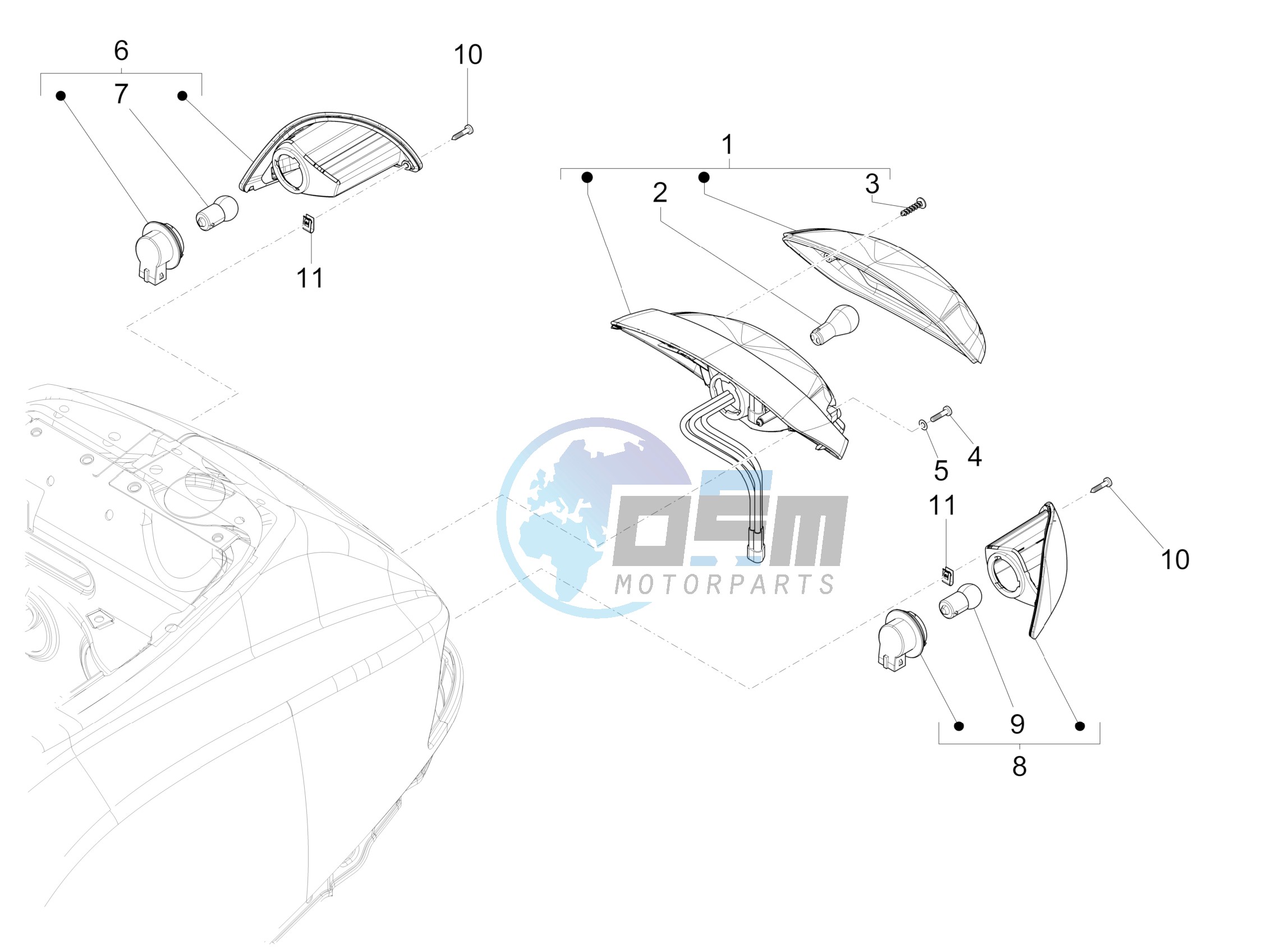 Tail light - Turn signal lamps