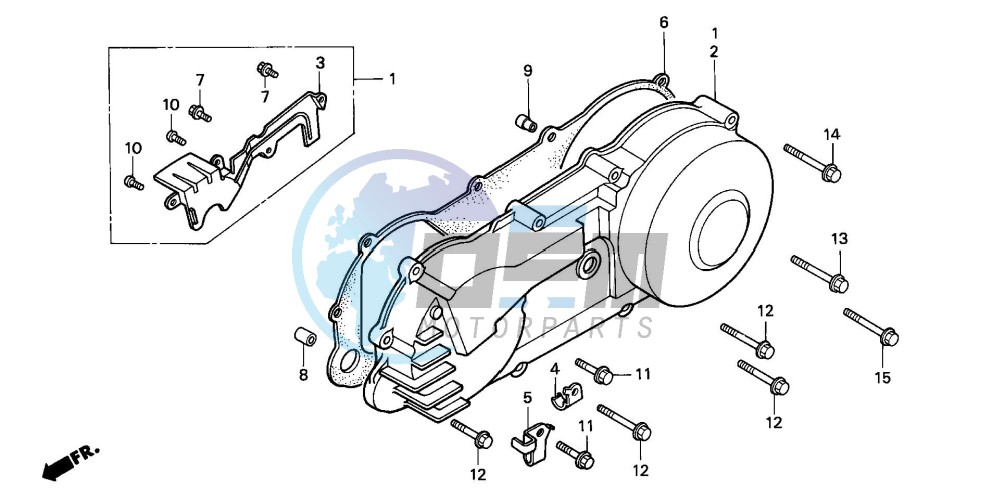 LEFT CRANKCASE COVER