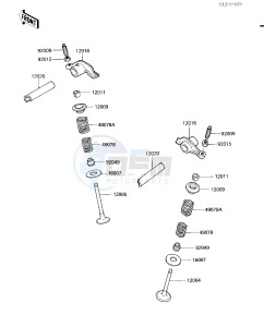 KLT 185 A [KLT185] (A1-A2) [KLT185] drawing ROCKER ARMS_VALVES