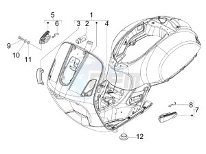 GTS 300 ie Super Sport drawing Frame - bodywork