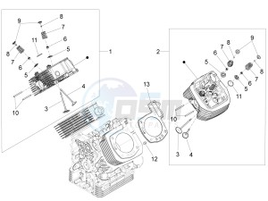 Audace 1400 Carbon 1380 (NAFTA) drawing Cylinder head - valves