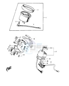 G4 TR (D-E) 100 drawing METERS_IGNITION SWITCH G4TR-C -- 70-73- -