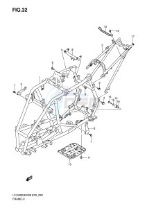 LT-Z400 (E28-E33) drawing FRAME