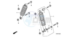 TRX420FA9 Australia - (U) drawing FRONT CUSHION