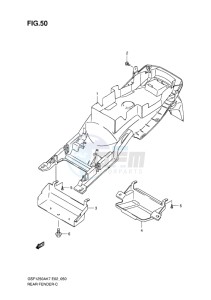 GSF-1250S BANDIT EU drawing REAR FENDER