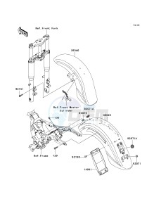 VN 1600 G [VULCAN 1600 NOMAD] (6F) G6F drawing FENDERS