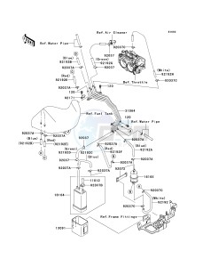 VN 2000 D [VULCAN 2000 LIMITED] (6F) D6F drawing FUEL EVAPORATIVE SYSTEM-- CA- -