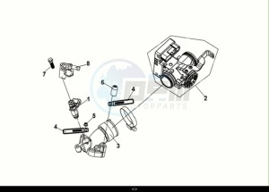 JET 14 125 LC ABS (E5) (XC12WZ-EU) (M1) drawing ECU SET