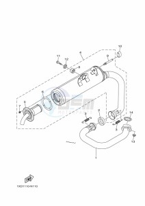 YXC700E YX70CPM (BHE2) drawing EXHAUST