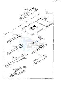 JS 650 A [650 SX] (A3-A4) [650 SX] drawing OWNERS TOOLS