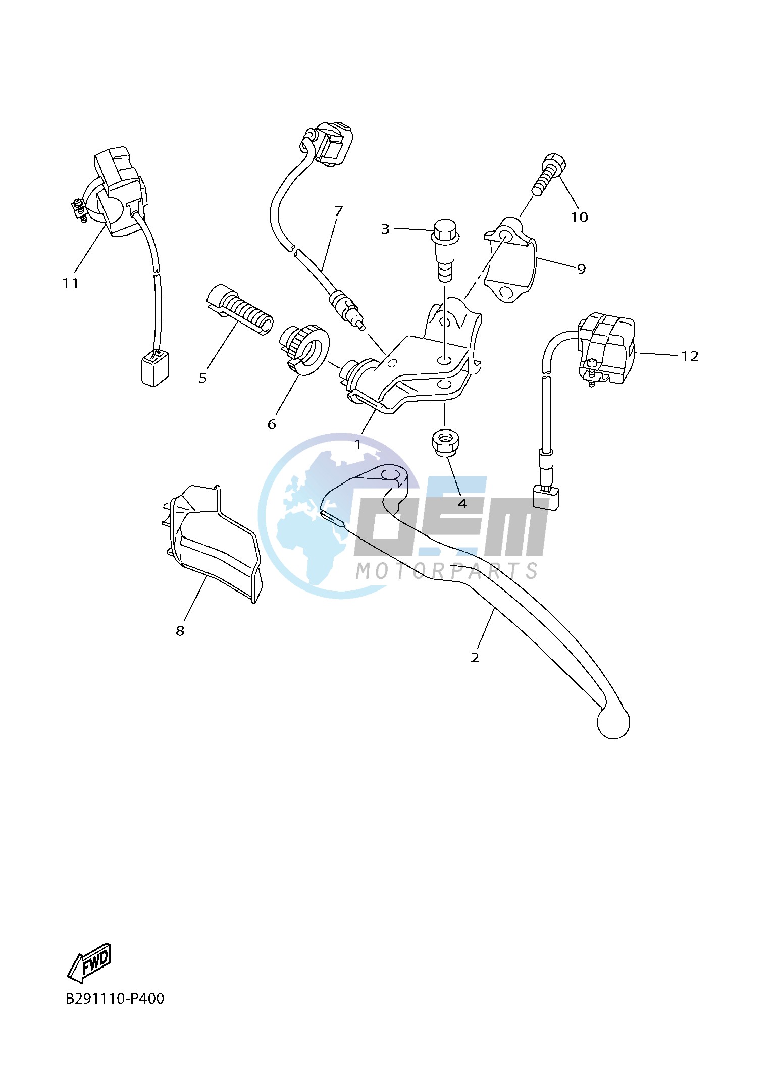 HANDLE SWITCH & LEVER