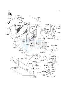 KAF 620 F MULE 3020 TURF (F1-F3) MULE 3020 TURF drawing RADIATOR