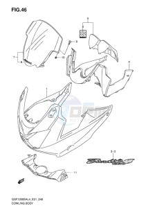 GSF-1250S ABS BANDIT EU drawing COWLING BODY