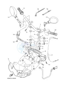 T110C (40B6) drawing STEERING HANDLE & CABLE