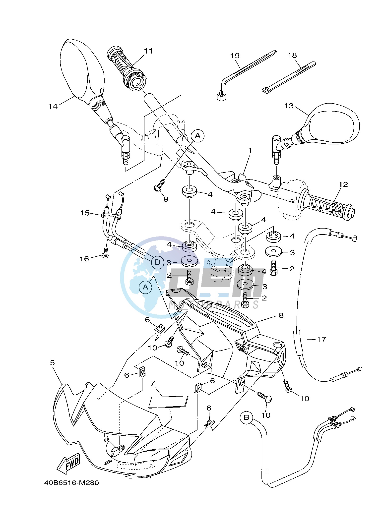 STEERING HANDLE & CABLE