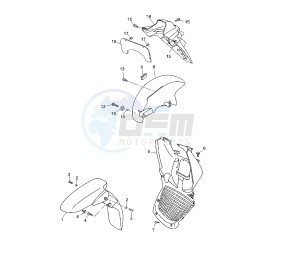 YP R BLACK X-MAX 250 drawing FENDER