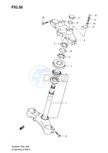 DL650 ABS V-STROM EU-UK drawing STEERING STEM