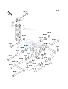 KX65 KX65-A6 EU drawing Suspension