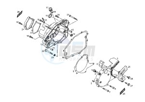 GPR NUDE - 125 cc drawing CRANKCASE COVER