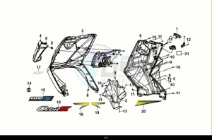 ORBIT III 50 (XE05W2-EU) (E5) (M1) drawing FRONT COVER - FRONT INNER BOX