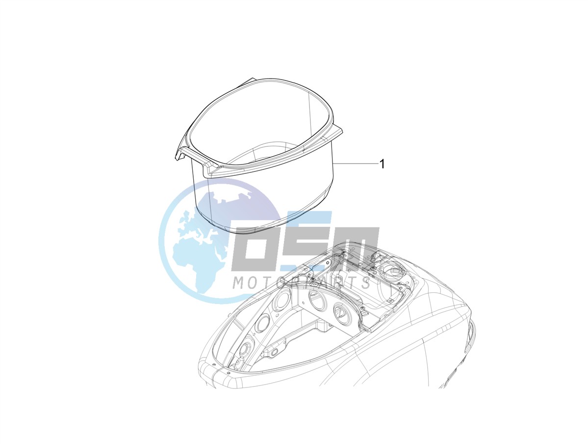 Helmet housing - Undersaddle