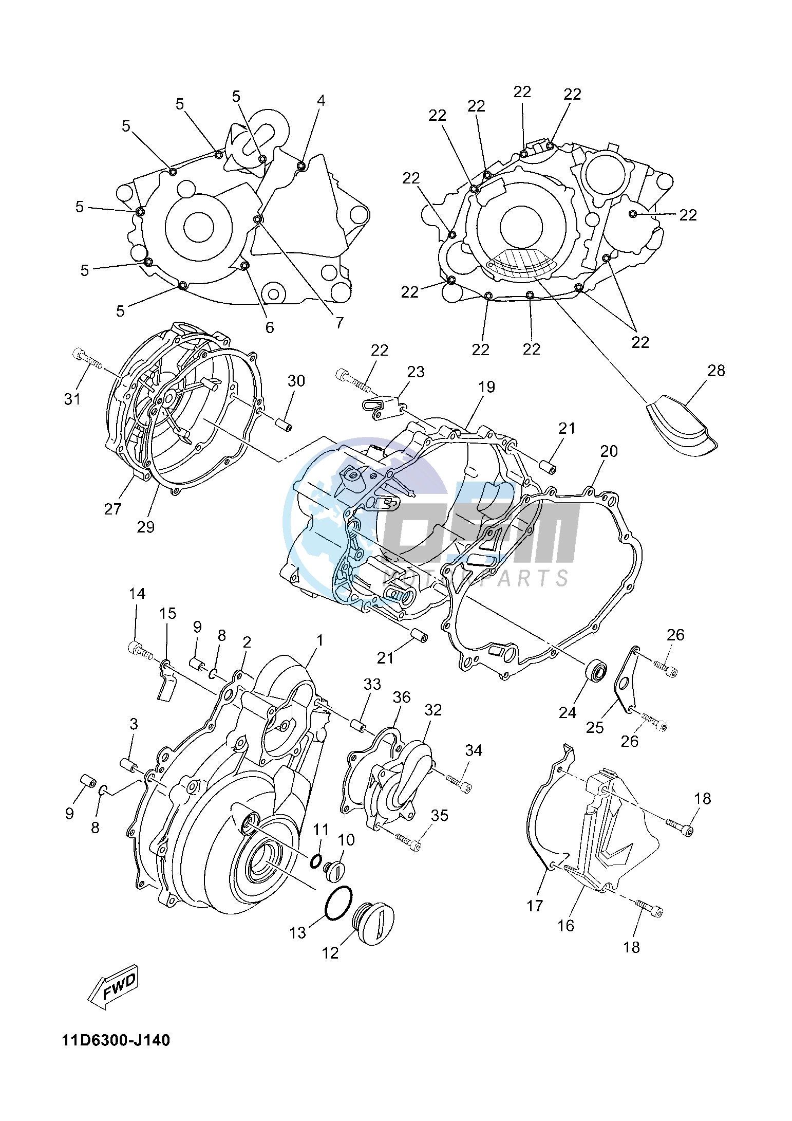 CRANKCASE COVER 1