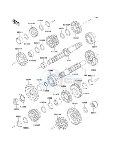 EN 500 C [VULCAN 500 LTD] (C6F-C9F) C6F drawing TRANSMISSION