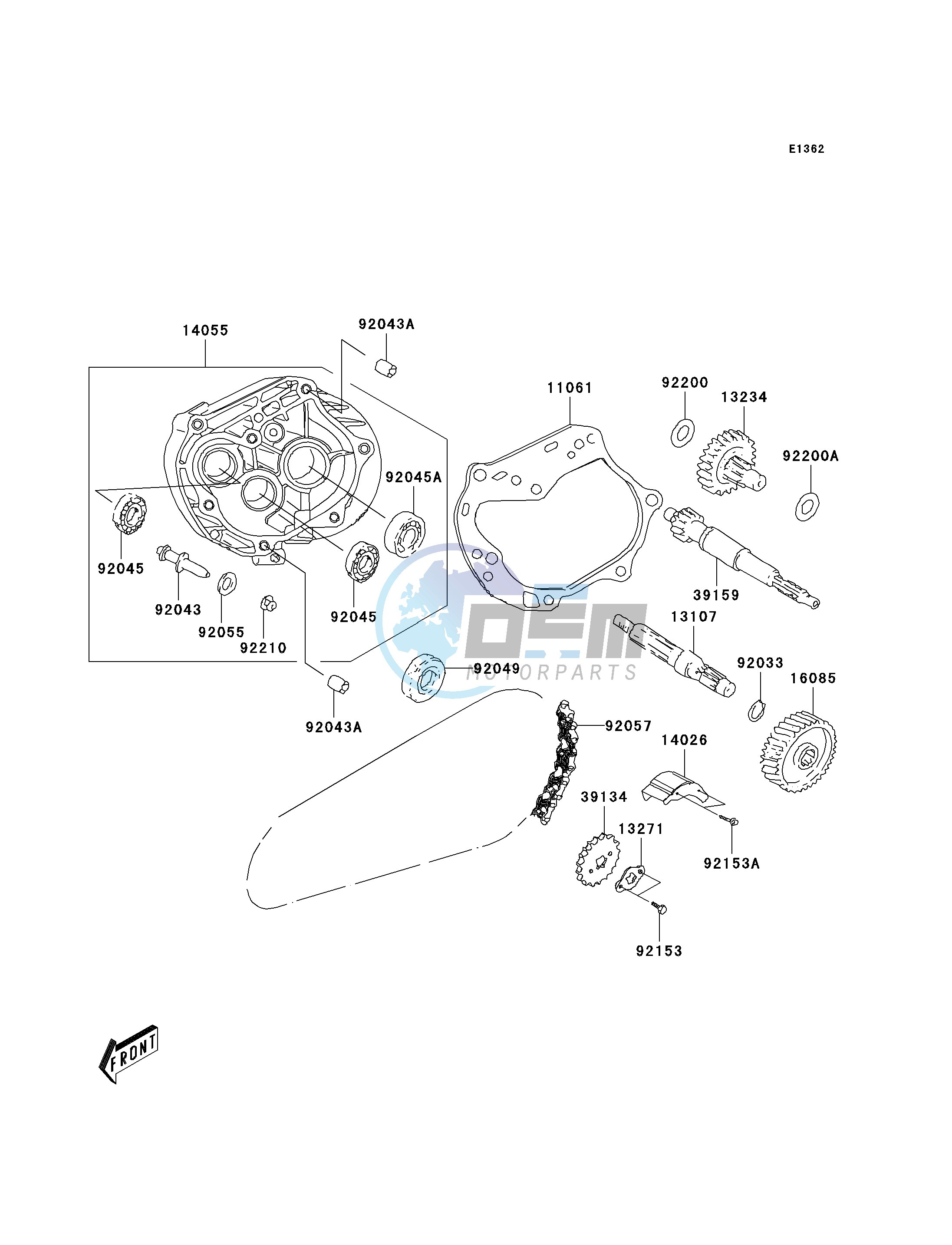 GEAR CHANGE DRUM_SHIFT FORK-- S- -