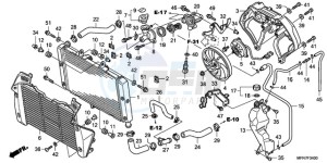 CB1000RA9 Europe Direct - (ED / ABS) drawing RADIATOR