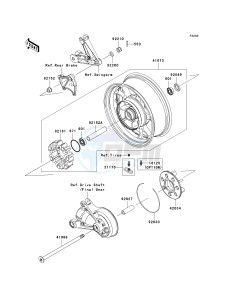 ZG 1400 B [CONCOURS 14] (8F-9F) B9F drawing REAR WHEEL_CHAIN