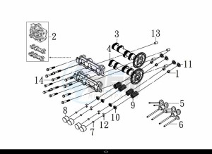 MAXSYM TL 500 (TL47W1-EU) (L9) drawing CAM SHAFT