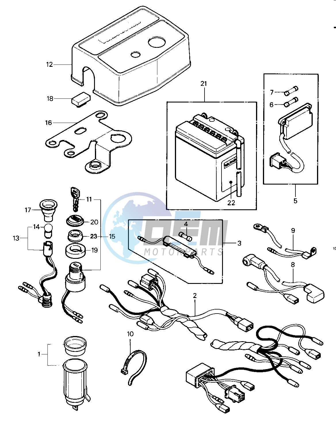 CHASSIS ELECTRICAL EQUIPMENT -- 83 KLT200-C1- -