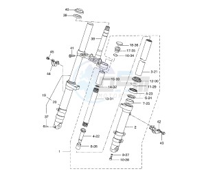 YZF R 125 drawing FRONT FORK