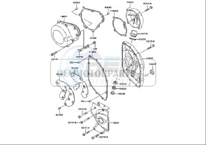 ZZR 600 (EU) drawing CRANKCASE COVER