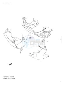 VZR 1800 Z drawing FRAME BODY COVER