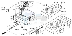 CBX750P2 drawing BRIEF BOX/CARRIER