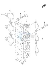 DF 250AP drawing Intake Manifold