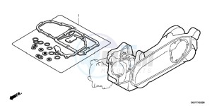 NSC50WHC drawing GASKET KIT B