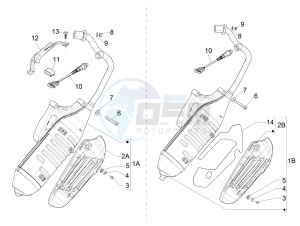 S 125 4T 3V IGET NOABS E3 (APAC) drawing Silencer