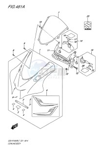 GSX-R1000R EU drawing COWLING BODY