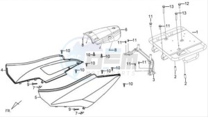 X'PRO 125 drawing COWLING