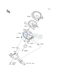 VN 1600 D [VULCAN 1600 NOMAD] (D1) D1 drawing METER-- S- -