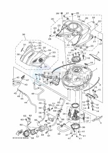 YZF250-A (B1X1) drawing FUEL TANK