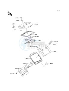 VN 800 A [VULCAN 800] (A10-A11) [VULCAN 800] drawing CYLINDER HEAD COVER