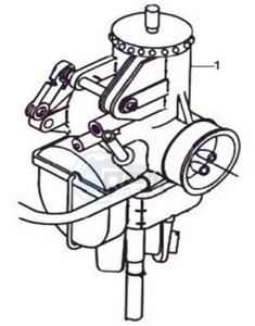 XS-125-K drawing CARBURATOR