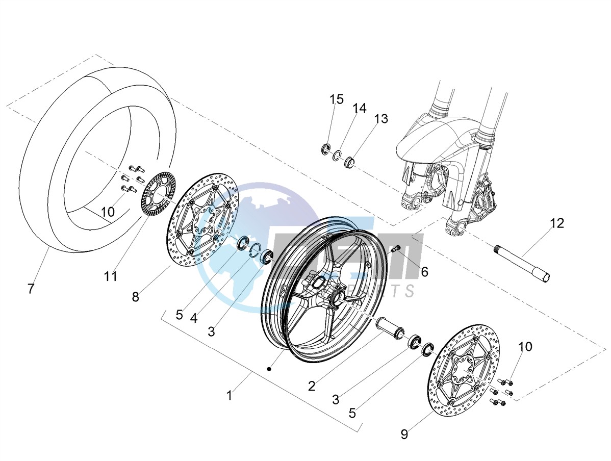 Front wheel