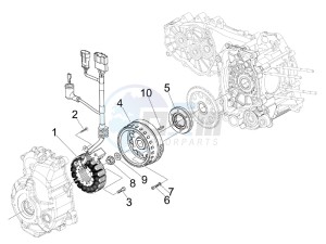 MP3 250 ie mic drawing Flywheel magneto