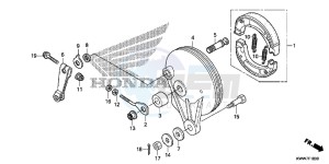 AFS1102SHC drawing REAR BRAKE PANEL