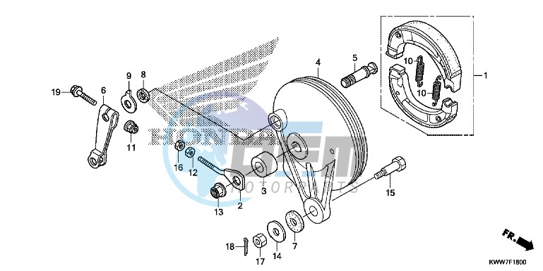 REAR BRAKE PANEL