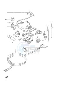 DF 9.9A drawing Harness Non-Remote Control